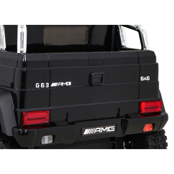 Mercedes G63 AMG Autko na akumulator Czarny + Pilot + 6 kół EVA + Wolny Start + MP3 LED